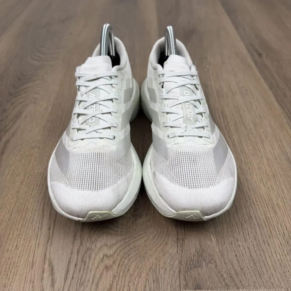 Adidas Adizero Evo SL Shoes Womens Size 7.5 White Running Lightweight Sneakers